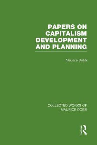 Cover image for Papers on Capitalism, Development and Planning