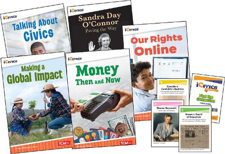 Cover image for iCivics Grade 5: Community & Social Awareness 5-Book Set + Game Cards