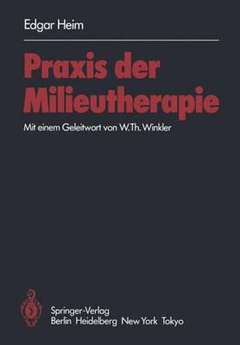 Cover image for Praxis der Milieutherapie