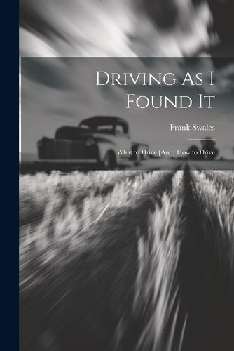 Cover image for Driving As I Found It