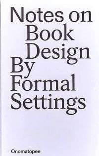 Cover image for Notes on Book Design