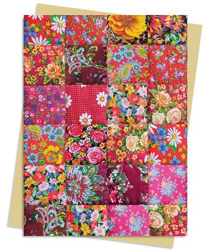 Cover image for Floral Patchwork Quilt Greeting Card Pack