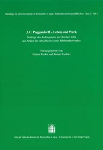 Cover image for J. C. Poggendorff - Werk Und Leben.