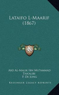 Cover image for Lataifo L-Maarif (1867)