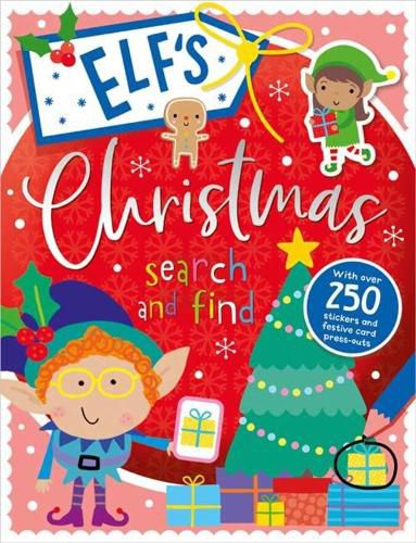 Cover image for Elf's Christmas Search and Find Sticker Activity Book