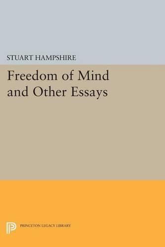 Cover image for Freedom of Mind and Other Essays
