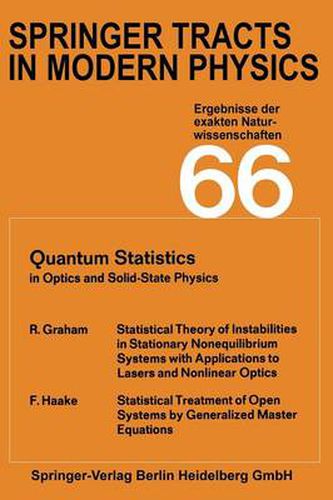 Cover image for Springer Tracts in Modern Physics: Ergebnisse der exakten Naturwissenschaftenc; Volume 66