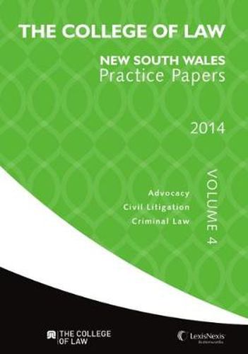 Cover image for The College of Law Practice Papers NSW 2014, Volume 4