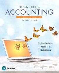 Cover image for Horngren's Accounting, the Financial Chapters Plus Mylab Accounting with Pearson Etext -- Access Card Package