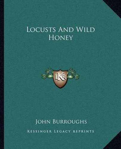 Locusts and Wild Honey