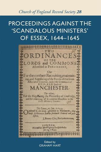 Cover image for Proceedings against the 'scandalous ministers' of Essex, 1644-1645