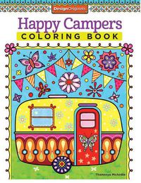 Cover image for Happy Campers Coloring Book