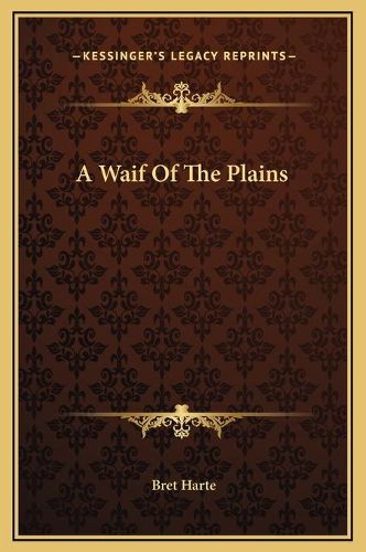 Cover image for A Waif of the Plains