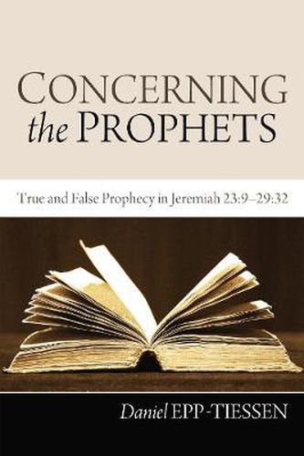 Cover image for Concerning the Prophets: True and False Prophecy in Jeremiah 23:9--29:32