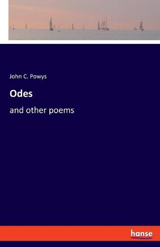 Cover image for Odes: and other poems