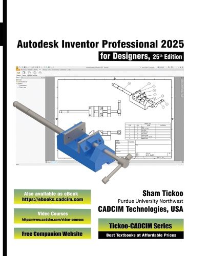 Cover image for Autodesk Inventor Professional 2025 for Designers, 25th Edition