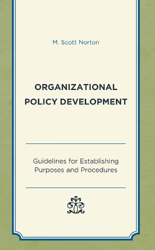 Cover image for Organizational Policy Development
