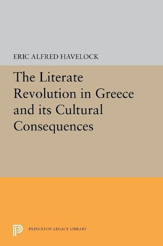 Cover image for The Literate Revolution in Greece and its Cultural Consequences