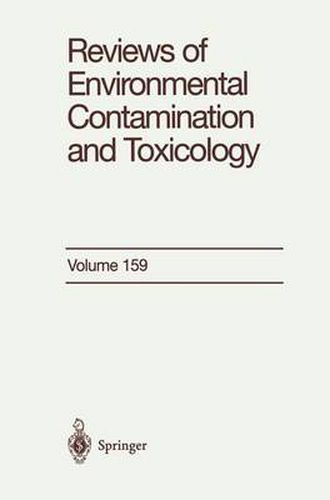 Cover image for Reviews of Environmental Contamination and Toxicology: Continuation of Residue Reviews