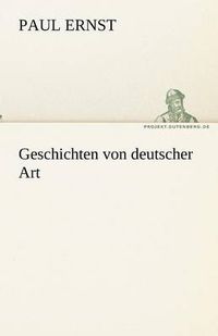 Cover image for Geschichten von deutscher Art