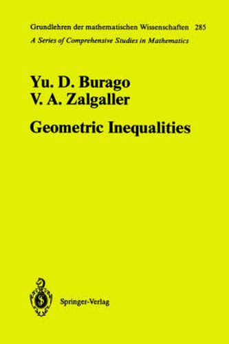 Cover image for Geometric Inequalities