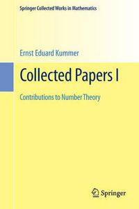 Cover image for Collected Papers I: Contributions to Number Theory