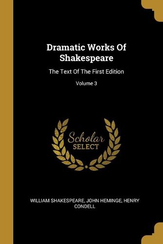 Cover image for Dramatic Works Of Shakespeare