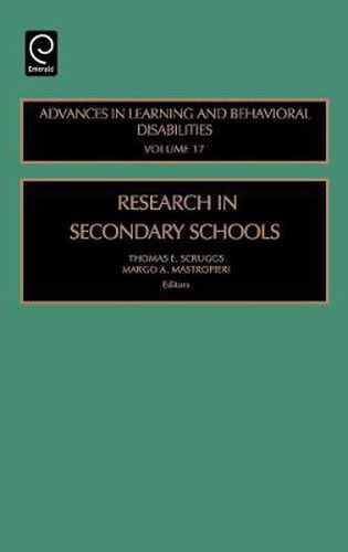 Cover image for Research in Secondary Schools