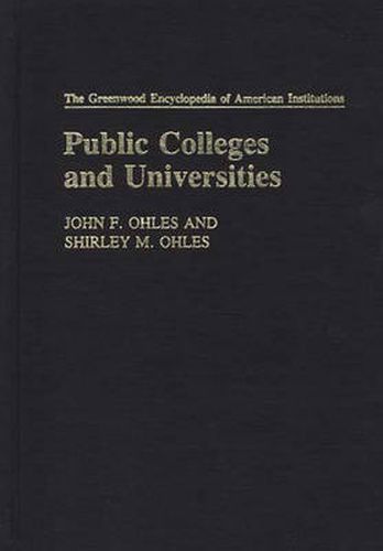 Cover image for Public colleges and universities