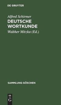 Cover image for Deutsche Wortkunde