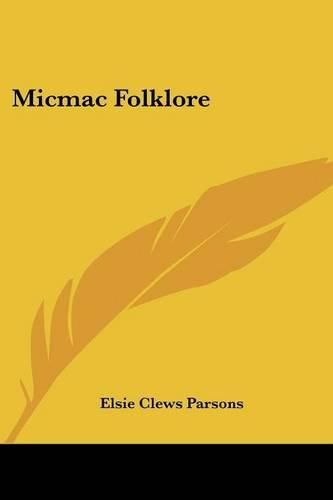 Cover image for Micmac Folklore