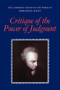 Cover image for Critique of the Power of Judgment