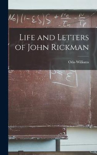 Life and Letters of John Rickman