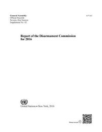 Cover image for Report of the Disarmament Commission for 2016