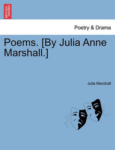 Cover image for Poems. [By Julia Anne Marshall.]