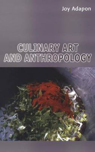 Cover image for Culinary Art and Anthropology