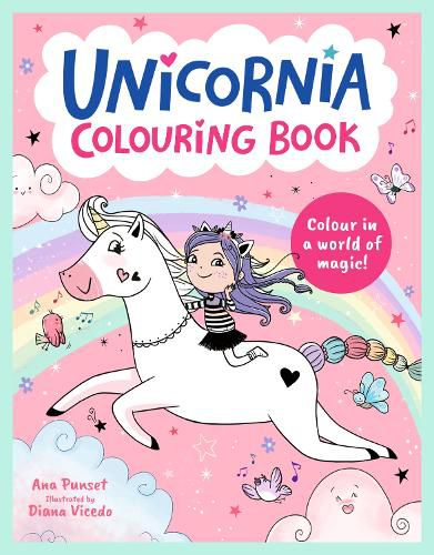 Cover image for Unicornia Colouring Book