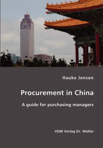 Cover image for Procurement in China- A guide for purchasing managers