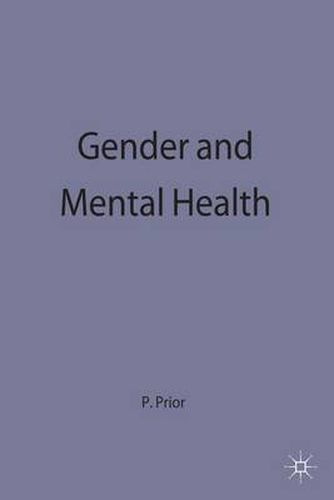 Cover image for Gender and Mental Health