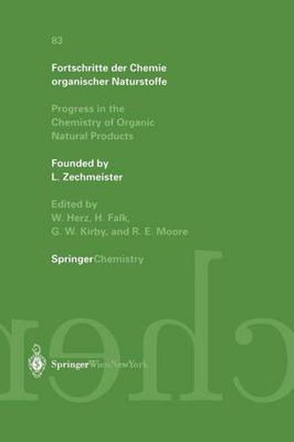 Cover image for Fortschritte der Chemie organischer Naturstoffe: Progress in the Chemistry of Organic Natural Products