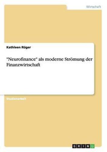 Cover image for Neurofinance  ALS Moderne Stromung Der Finanzwirtschaft