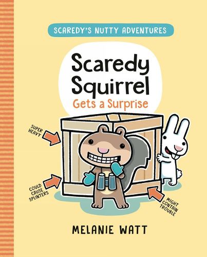 Cover image for Scaredy Squirrel Gets a Surprise