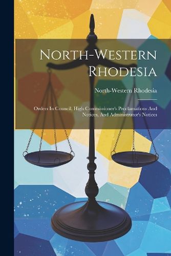 Cover image for North-western Rhodesia