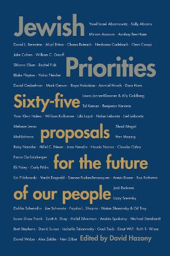 Cover image for Jewish Priorities