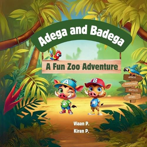 Cover image for Adega and Badega A Fun Zoo Adventure