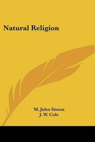 Cover image for Natural Religion