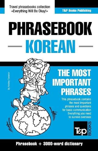 Cover image for English-Korean phrasebook and 3000-word topical vocabulary