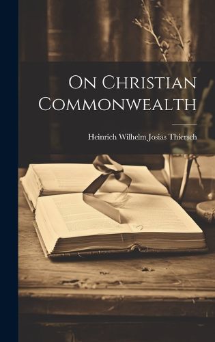 Cover image for On Christian Commonwealth