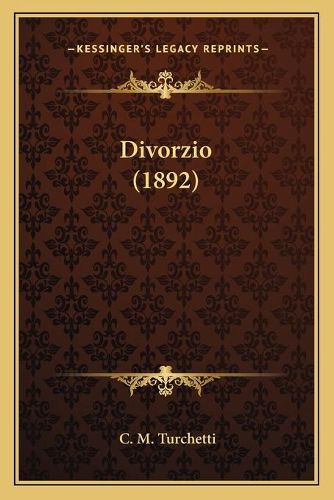 Cover image for Divorzio (1892)