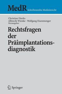 Cover image for Rechtsfragen der Praimplantationsdiagnostik